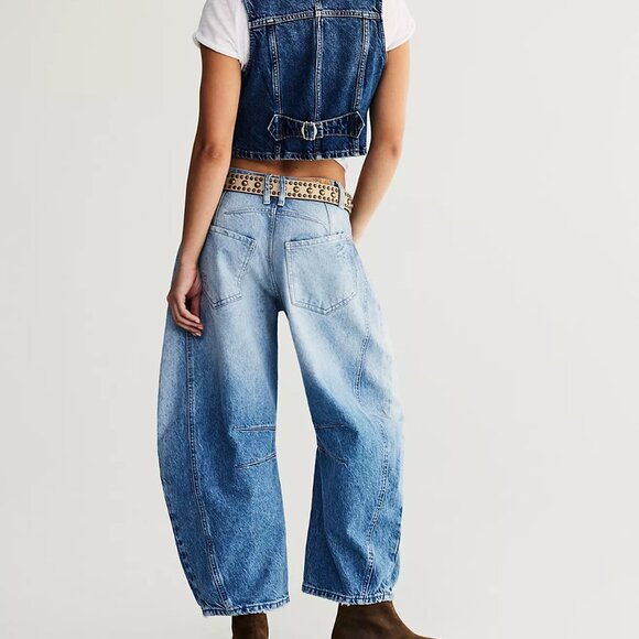 We The Free Good Luck Barrel Jeans - Picture 3 of 8